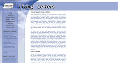 Desktop Screenshot of livingletters.org