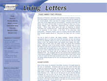 Tablet Screenshot of livingletters.org